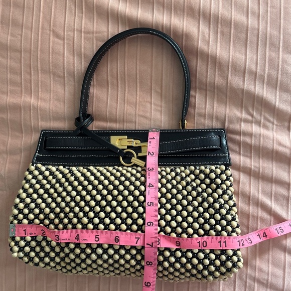 TORY BURCH LEE RADZIWILL BEADED TOP HANDLE SMALL BAG LIMITED EDITION •••Read••• - Picture 12 of 16